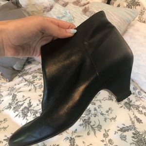 Real leather Made in Italy ankle boots